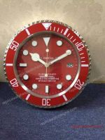 Replica Rolex Submariner Red Wall Clock Red Face Red Bezel